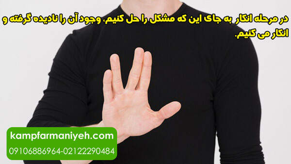 انکار مشکل به جای حل کردن